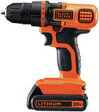 BLACK+DECKER Taladro/Atornillador 20V con 18 Accesorios LD120BH-B3