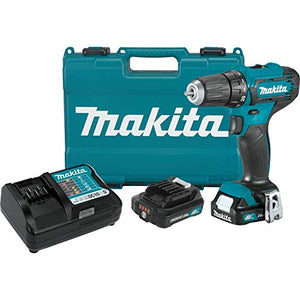 Makita FD09R1 12 V Max CXT® iones de litio inalámbrico 3/8 pulgadas Driver-Drill Kit (2.0 Ah)