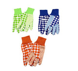 3 pares de guantes de jardinería de polialgodón para mujer, talla M/L