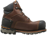 Timberland Pro Botas de trabajo para hombre, de 15,2 cm, con aislamiento, impermeables, para trabajo industrial, marrón, cuero suavizado, 10.5 M US