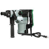 Metabo HPT Martillo giratorio, motor de 8.4 amperios, vástago estriado de 1-1/2 pulgadas, mango lateral ajustable de 360 grados (DH38YE2)