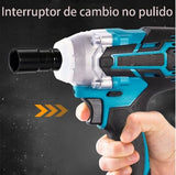 Juego de Llave De Impacto Inalámbrico de 24 V Con 2 Batería De Litio de 4000mAh,cargador rápido,24 accesorios con caja de herramientas