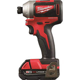 Milwaukee 2892-22CT M18 - Kit de 2 herramientas compacto sin escobillas y destornillador de impacto