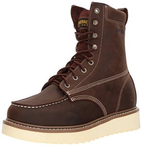 WOLVERINE Botas de Trabajo para Hombre Loader de 20,32 cm con Puntera Suave, Marrón, 11.5 US