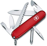 Victorinox Hiker - Cuchillo, Rojo, Acero inoxidable, 7 funciones