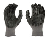 Mad Grip F50 Thunderdome - Guantes de impacto (talla XL), color gris y negro