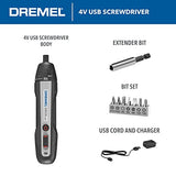 Dremel HSES-01 Destornillador eléctrico inalámbrico recargable por USB de 4 V