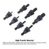 Hilitchi Métrica M3 M4 M5 M6 M8 M10 M12 Tuerca De Remache Pistola Mandril Y Pieza De Punta Remachadora Pieza De Repuesto Talla Única Surtido 7Pcs