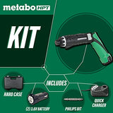 Metabo HPT Kit de destornilladores inalámbricos | 3.6 V, baterías de iones de litio - 2, mango de doble posición | Luz LED | 21 ajustes de embrague | Garantía de por vida | DB3DL2