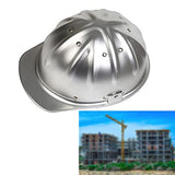 KZXCTG Cascos de construcción Casco de Seguridad de Aluminio Casco de Seguridad Ajustable La Parte Superior es más Segura y eficaz para Evitar pinchazos