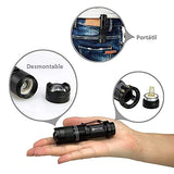 E T EASYTAO Linterna UV 2PCS, lampara led UV, Ultravioleta pequeña mano 395 nm Flashlight con Funcion de Agrandar, Detector de orina para mascotas, perros y gatos (Paquete de 2)