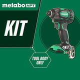 Metabo HPT Controlador de impacto inalámbrico de 18 V, tecnología de triple martillo, potente par de torsión de 1, 832 pulgadas/Lbs, disparador de velocidad variable, compatible con IP56, luz LED, solo herramienta (WH18DBDL2Q4)