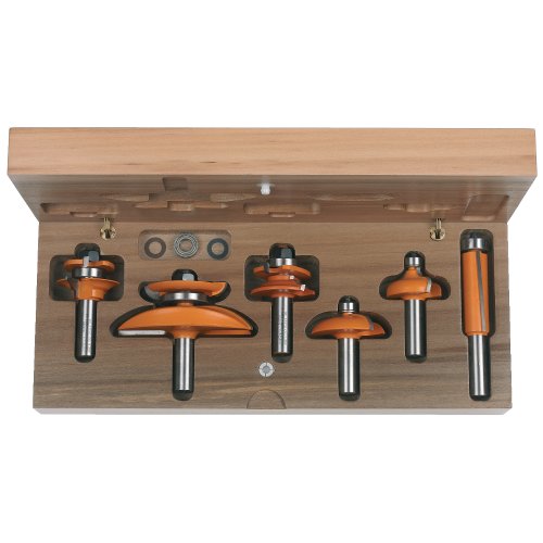 CMT 800.515.11 Six Piece Kitchen Cove Cabinetmaking Router Bit Set With 1/2 Shank by CMT