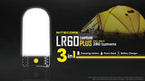 COMBO: NITECORE LR60 280 Lumen USB Rechargeable Pocket Camping Lantern w/ 2x NL1835HP 3500mAh Batteries and Eco-Sensa USB Cable