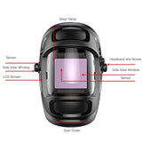 Casco de Soldadura de Atenuación Automática de Energía Solar Casco de Soldador Eléctrico de Visión Amplia Casco de Soldadura Solar Casco de Soldador Automático Casco de Soldadura de Visión Amplia Casc