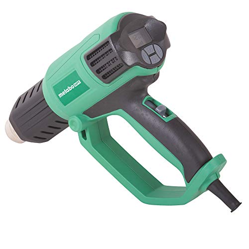 Metabo HPT RH650V Heat Gun, Variable Heat & Fan Settings, Lcd Display, Includes Glass Protector Nozzle, Spreader Nozzle, Hook Nozzle, Concentrator Nozzle, Handheld Scraper, Storage Case