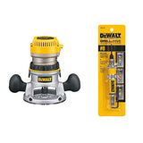 DEWALT Router 1-3/4 Hp y Fijador Reversible #8 PAMXAMZROU3