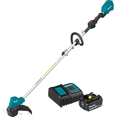 Makita XRU12SM1 - Kit de Recortadora de Cuerdas sin escobillas (18 V, LXT, 4,0 Ah), Color Verde Azulado