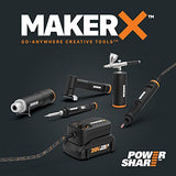 Worx WA7151 MAKERX HubX Fuente de alimentación y adaptador de herramientas con puerto USB