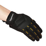 AmazonBasics Premium Impact Gloves, Black, S