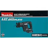 Makita XRJ07R1B 18V LXT Lithium-Ion Sub-Compact Brushless Cordless Recipro Saw Kit (2.0Ah)