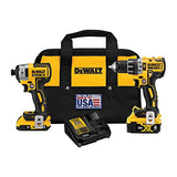 DEWALT Kit Rotomartillo y Llave de Impacto Inalambrico 20V MAX* XR con Bateria Ion-Litio y Cargador Incluido DCK287D1M1