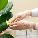 Schneider Guantes de examen de vinilo transparente, sin látex, guantes desechables, guantes médicos, guantes de limpieza, guantes de preparación de alimentos, guantes de goma seguros para alimentos, sin polvo, no estériles, funda de 1000 quilates, 4 mil (