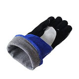 Soldador spot Cuero ARCO Guantes de soldadura Los guantes de trabajo de los soldadores de los guantes de seguridad de la seguridad de la seguridad del aislamiento Guantes de soldadura TIG CALENTE Peso