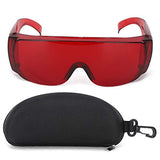 Gafas láser Gafas de seguridad Accesorio industrial Gafas protectoras Luz roja Longitud de onda 650 Luz azul 445 Luz azul púrpura 405 nm para filtro de luz(rojo)