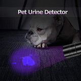 Linterna led, GLURIZ Linterna UV12 LED Ultravioleta Flashlight Detector de Orina de Mascotas y Manchas en Armarios, Alfombras, Billetes falsos, ect (UV)