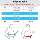 LEIDSANY Soporte lumbar para Hombres y Mujeres, cinturón de apoyo lumbar con 5 placas de acero para el alivio del dolor de hernia discal, ciática y escoliosis, protege los músculos de la cintura y la espalda. Talla XL.