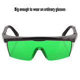 Gafas de seguridad protectoras, gafas de visibilidad láser Gafas de mejora Gafas para nivel láser Protección ocular Gafas de seguridad, gafas de protección láser(Verde)