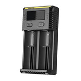 NITECORE Nueva Intellicharger I2 Cargador de batería para 18650 AAA AA Li-ion/NiMH