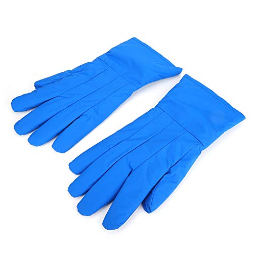 Guantes Cálidos Criogénicos - Guantes de Trabajo 200 ℃ a -360 ℃ Resistente a Bajas Temperaturas A Prueba de Frío Protección contra Líquidos Puño Largo Uso de las Manos para los Compartimentos del Cong