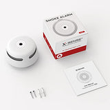 X-Sense Mini alarma de humo, detector de humo con alarma de incendio de batería de 10 años con indicador LED y botón de silencio, XS01, paquete de 3