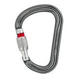 PETZL William - Mosquetón Grande en Forma de Pera para Estaciones de Seguridad y Seguridad en un Enganche Munter, Bloqueo de Tornillo