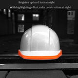 outdoor product Casco de Seguridad Industrial, Casco Anticolisión Transpirable ABS, Casco de Protección Industrial para Obra con Tiras Reflectantes, para Alimentación/Construcción/Túnel