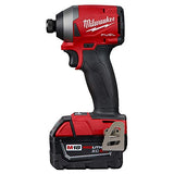 Milwaukee 2853-22 M18 - Kit de destornillador de impacto hexagonal de 1/4 pulgadas