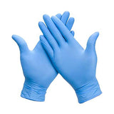 Guantes Desechables De Nitrilo azules - Libres de Látex y polvo - Resistentes - Ideales para cocina y uso medicinal - Cajas con 100 piezas c/u - Talla Grande