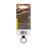 Nite Ize CSLW3-01-R6 Anillo SlideLock, llave de mosquetón de bloqueo de aluminio, capacidad de 3-25 libras, color negro