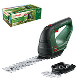 Bosch Home and Garden 0600857001 Bosch Wireless AdvancedShear 18V-10 (sin sistema de 18 voltios, corta hasta 85 m² por carga de batería, con cuchillas de tijeras de arbusto y hierba, en embalaje de cartón)