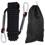 Alicacho Cuerda de escalada de 10 mm, cuerda de escalada estática para exteriores, cuerda de escape, equipo de escalada en hielo, cuerda de rescate de seguridad contra incendios, 10 m, 20 m, 30 m