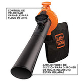 BLACK+DECKER BV25-B3 - Sopladora/Aspiradora de Alto Rendimiento, 2500W