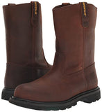 Caterpillar Revolver - Bota de Trabajo para Hombre (Acero), Café Oscuro, 10.5 M US