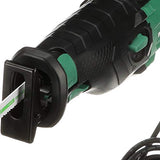 Metabo HPT Sierra de sable | con cable | 11 amperios | velocidad variable | interruptor de función orbital, sistema de transmisión de engranajes biselados | pie pivotante ajustable | CR13VST