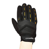 AmazonBasics Premium Impact Gloves, Black, S