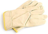 JIAHE115 Mini Guantes Guantes Soldador Desgaste de Aislamiento de Alta Temperatura Guantes de Cuero Protección Protección Laboral Cortos