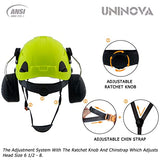 Casco de motosierra forestal, casco arborista con visera y orejeras, protección auditiva, OSHA, sombrero duro de seguridad, para carpintería, árbol, servicio, jardín, trabajo, casco (lima 091 + visera transparente + orejeras)