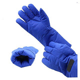 Guantes impermeables, guantes de nitrógeno líquido. Guantes criogénicos Guantes de trabajo protector impermeables Guantes de nitrógeno líquido congelados Guantes impermeables Almacenamiento frío Cryo