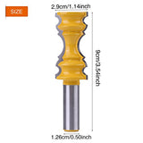 1/2"Shank Router Bit Large Elaborated Milling Cutter Chair Rail Moulding para herramienta de carpintería